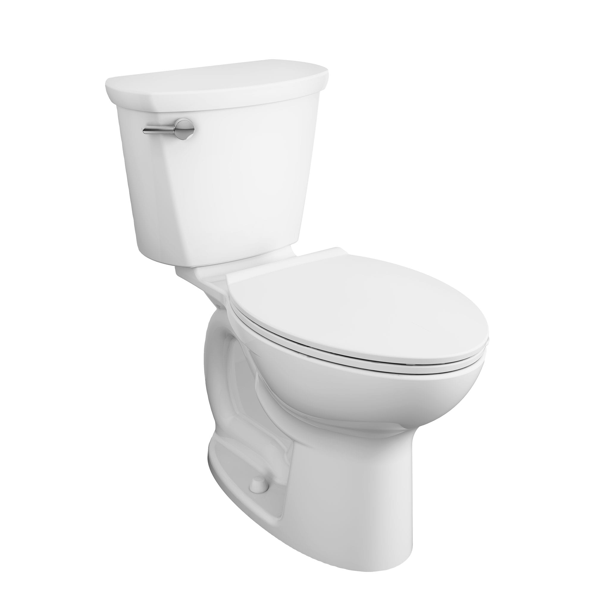 Cadet PRO Two Piece 16 gpf 60 Lpf Compact Chair Height Elongated 14 Inch Rough Toilet Less Seat WHITE